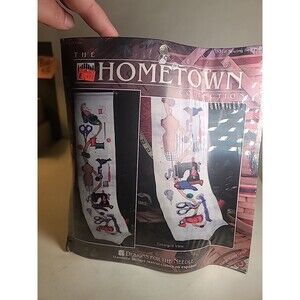 VTG New 5318 Sewing Bell Pull Cross stitch Kit Sewing Banner 6"X28"